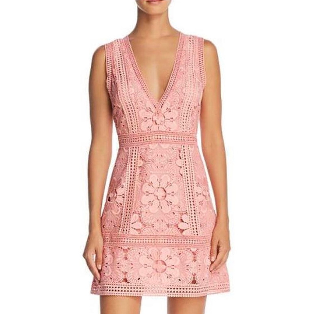 Alice + Olivia Zula Lace Mini Dress